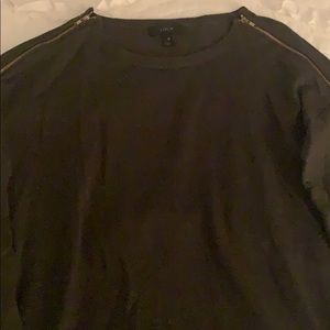 J. Crew Lightweight hunter green sweater